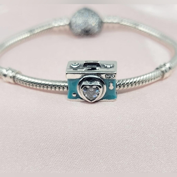 Charm for Bracelet Sterling Silver 925 Camera - Picture 3 of 4